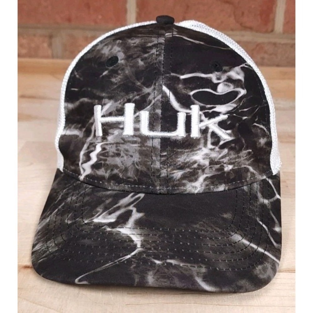 Huk‎ Fishing Hydro Blackwater Hat Cap Snapback Mesh Trucker